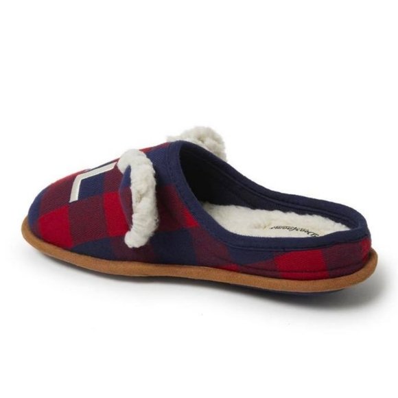 5/$20 NEW Women’s 11-12 DEARFOAMS Plaid LIL BEAR Clog Slippers - Picture 5 of 10